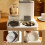 Large Capacity 2-in-1 Automatic Cat Feeder & Waterer Set 27x27x24.5cm Grey 9