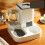 Large Capacity 2-in-1 Automatic Cat Feeder & Waterer Set 27x27x24.5cm Grey 12