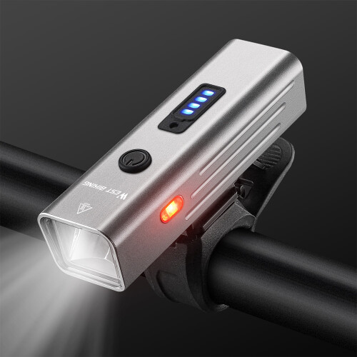 Lampe de vélo 250lm USB 100x30x25mm Couleur: B/S/R/B 1