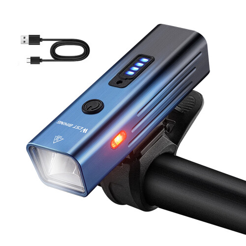 Lampe de vélo 250lm USB 100x30x25mm Couleur: B/S/R/B 2