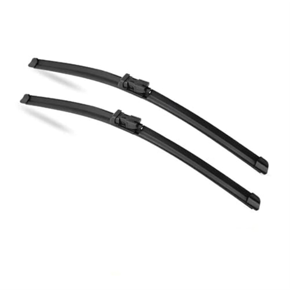 Car Windscreen Wiper Blades Saturn Aura 2008-2009 Front Windshield Wiper Set 24-21 Inch Black 6276012251264