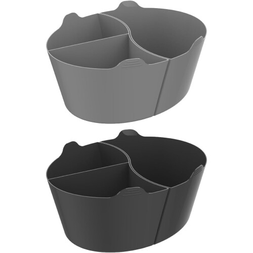 Slow Cooker Divider Liner Silicone For Stew Pot Easy To Clean 2