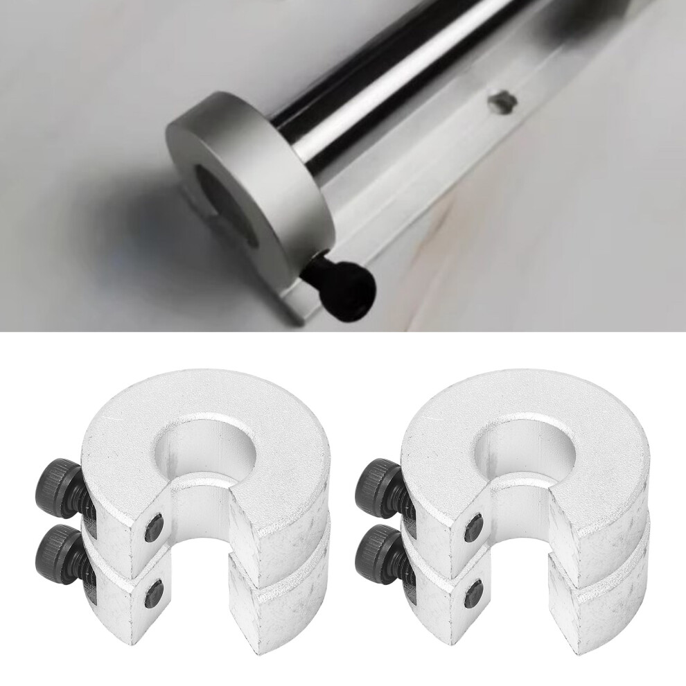 4 Pcs Aluminum Linear Rail Shaft Collars 12Mm Inner, M4 Screw 9411336027448