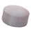 Soft Light Gray Round Floor Pillow 36cm Cotton Fabric 20cm Thick 10