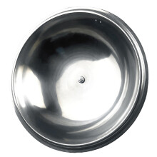 Coperchio rotondo alto in vetro trasparente per pentola 32cm/12,6in