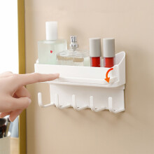 Organizador adhesivo de pared de plástico para maquillaje
