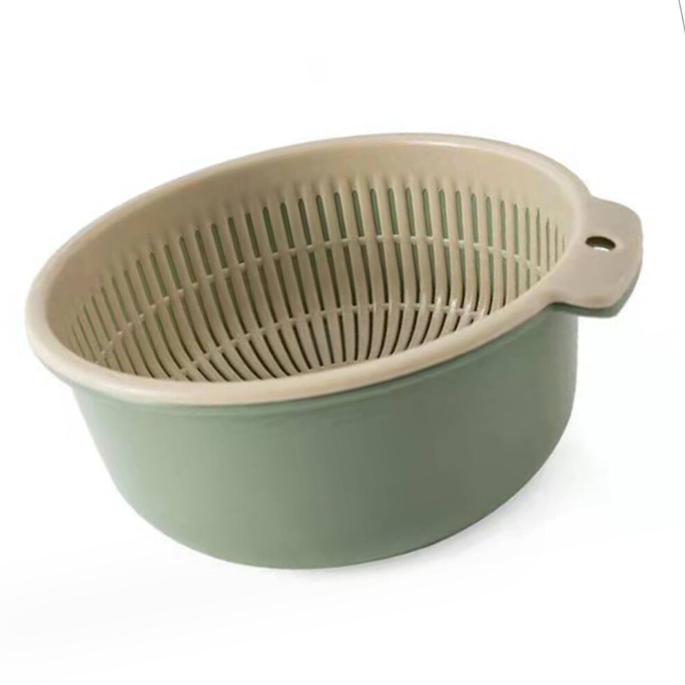 Multifunctional Kitchen Wash Bowl 10.5-inch Double Layer Drainer Basket-image-OPC-PJDWWGM-NEW