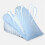 Silicone multistrato trasparente 300 g 3,5 cm 1 paio 10