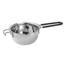 Chocolate Kettle Pot Stainless Steel Double Boiler Melting Bowl 10.04 x 2.36 In For Candy Wax Candle Craft DY Melting