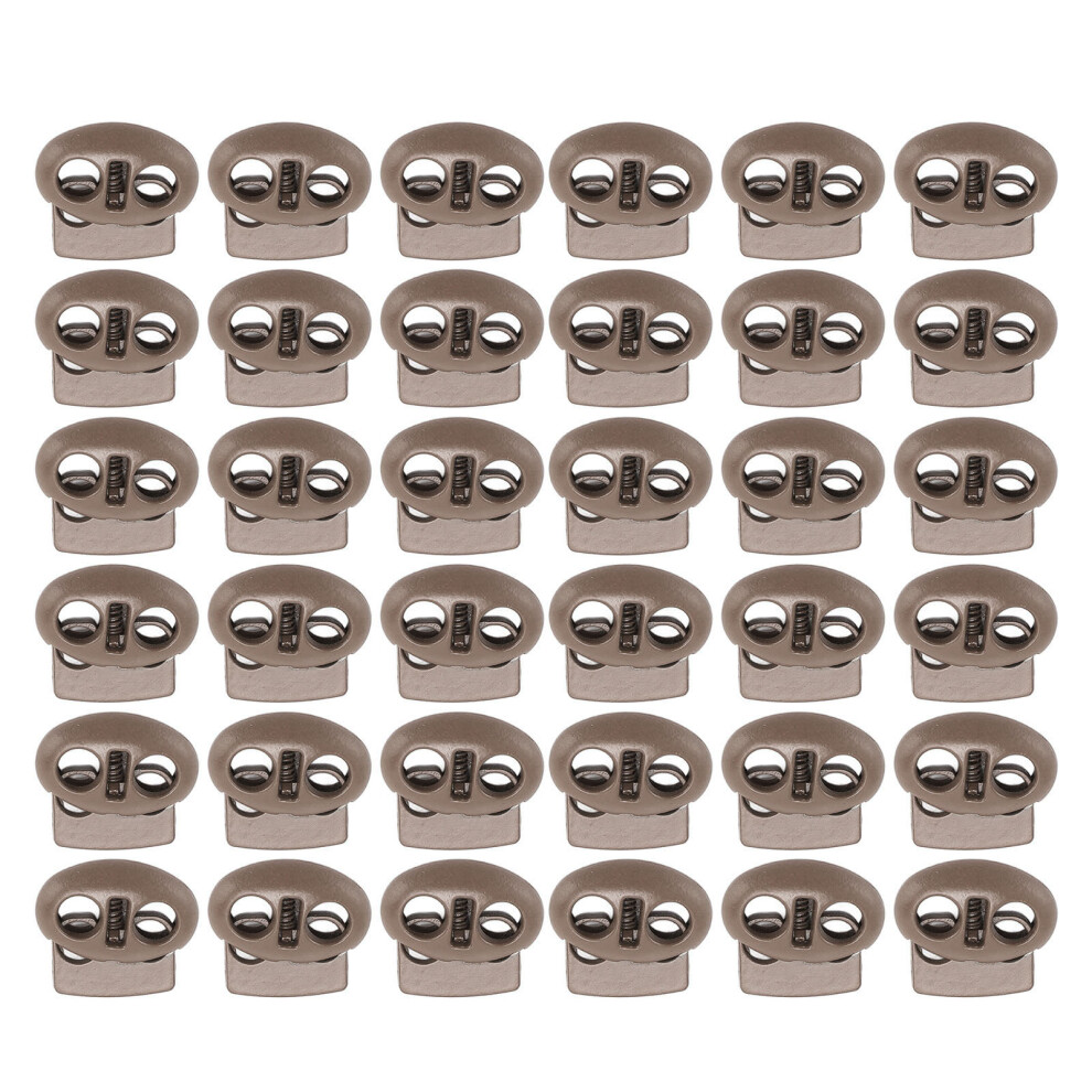 Zinc Alloy Drawstring Cord Locks - 30 Pack For High-Durability Use 9381336033322