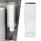 Distributeur mural de gobelets rétractable 94x94x281mm argent 15