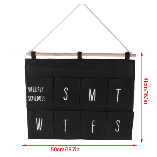 Modello C Borsa da parete con 8 tasche 50x41 cm Colore C 1