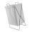 Cesta plegable para ropa blanca tamaño pequeño rectangular alargada 1