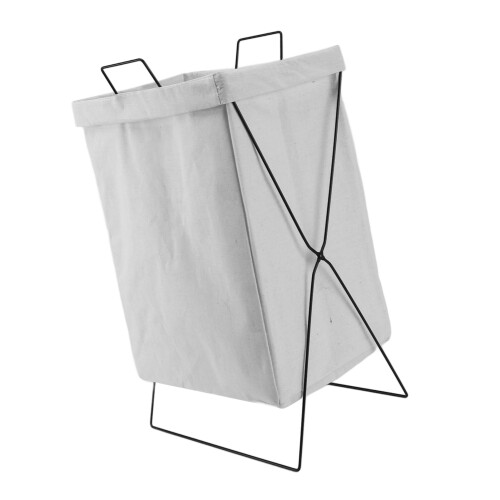 Cesta plegable para ropa blanca tamaño pequeño rectangular alargada