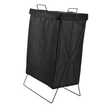 Petit cadre noir en fer épais pliable pour linge