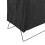 Petit cadre noir en fer épais pliable pour linge 8