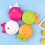 Cartoon-Hase mechanischer manueller Timer orange 95 g 5