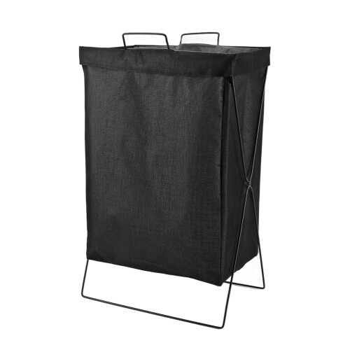 Petit cadre noir en fer épais pliable pour linge 2