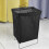 Petit cadre noir en fer épais pliable pour linge 4