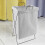 Cesta plegable para ropa blanca tamaño pequeño rectangular alargada 5