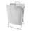 X Panier rectangulaire à cadre métallique Capacité S Blanc 3