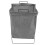 Corbeille à linge pliable rectangulaire allongée grise petite 16