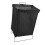 Petit cadre noir en fer épais pliable pour linge 11