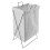 Cesta plegable para ropa blanca tamaño pequeño rectangular alargada 14