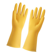 Gants ménagers en latex M, Largeur 9,5–10 cm, Longueur 31 cm, 70 g