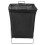 Petit cadre noir en fer épais pliable pour linge 16