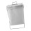 X Panier rectangulaire à cadre métallique Capacité S Blanc 16