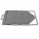 Corbeille à linge pliable rectangulaire allongée grise petite 9