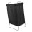 Petit cadre noir en fer épais pliable pour linge 14