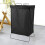Petit cadre noir en fer épais pliable pour linge 5