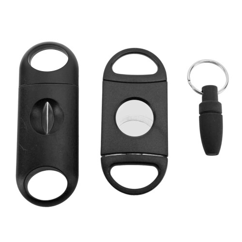 Ensemble coupe-punch en V pour cigares 55.00 g Compact Noir 1