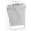 X Panier rectangulaire à cadre métallique Capacité S Blanc 14
