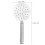 Pomme de douche à main argentée 190 g 1022,6 cm 2