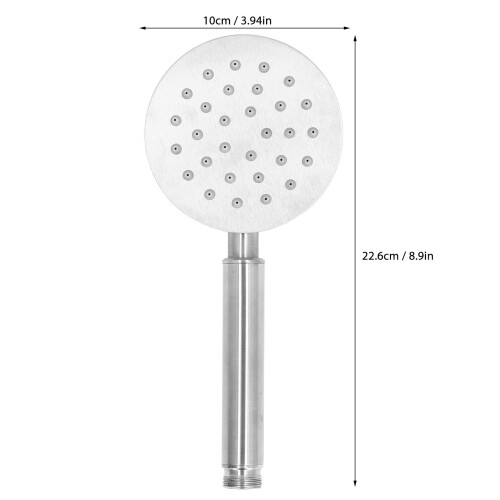 Pomme de douche à main argentée 190 g 1022,6 cm 1