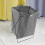 Modèle X Panier à linge pliable gris Capacité S 5