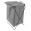 Modèle X Panier à linge pliable gris Capacité S 14