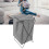 Modèle X Panier à linge pliable gris Capacité S 1