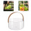 Cestino portatile per frutta trasparente 200g 21x10.5cm 14