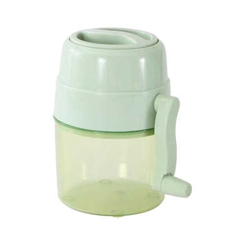 Manual Rotating Shaved Ice Maker Compact Lightweight Kitchen Appliance Easy Manual Operation