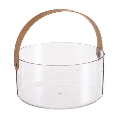 Cestino portatile per frutta trasparente 200g 21x10.5cm 1