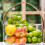 Cestino portatile per frutta trasparente 200g 21x10.5cm 6
