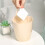 Cubo de basura colgante mini beige 12.5x16.7x7.7cm 3