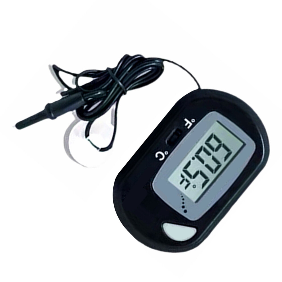 Waterproof LCD Aquarium Thermometer - -50C to 70C, 97cm Probe