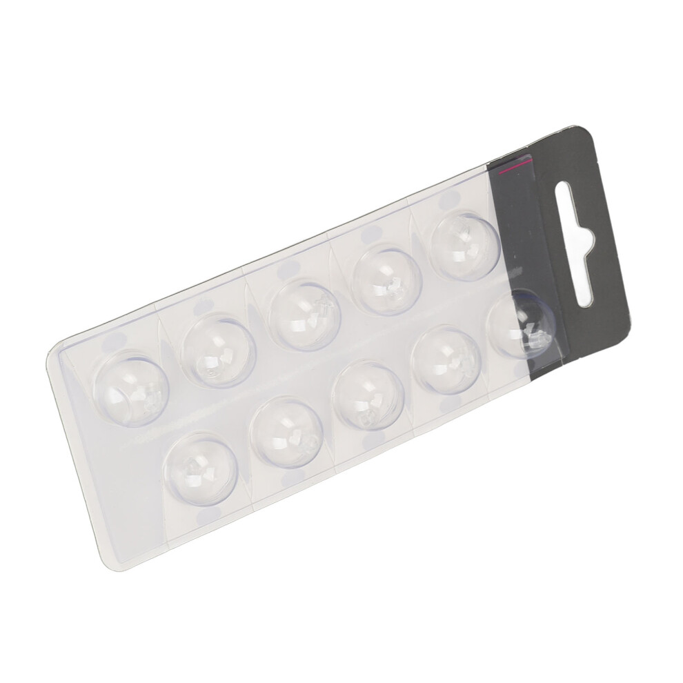 10pcs Silicone Open Domes for Sound Amplifiers, 10mm, Universal Fit
