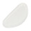 20 pezzi di cuscinetti nasali a forma D in silicone trasparente 15x7x1mm 12