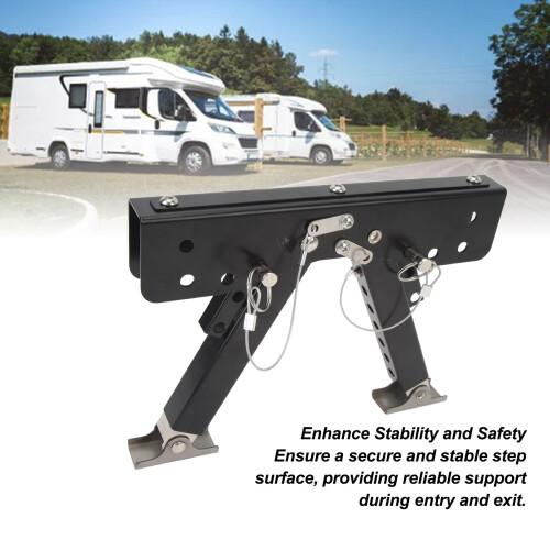 RV Step Stabilizer Kit | Adjustable Steel Trailer & Motorhome Stabilizer 2